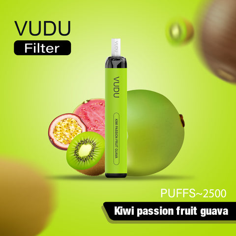 VUDU Filter 2500 Puffs Disposable - Kiwi passion fruit guava