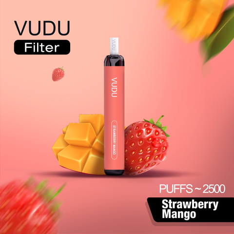 VUDU Filter 2500 Puffs Disposable - Strawberry Mango