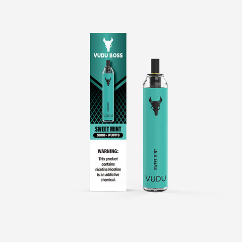 VUDU BOSS 5000 Puffs - sweet mint