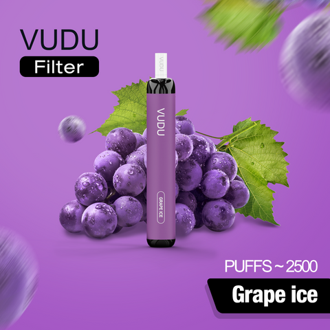 VUDU Filter 2500 Puffs Disposable - Grape ice