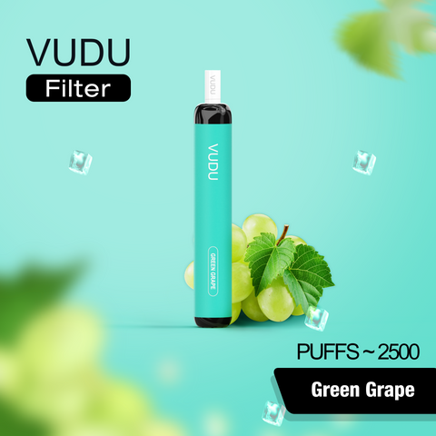 VUDU Filter 2500 Puffs Disposable - Green Grape