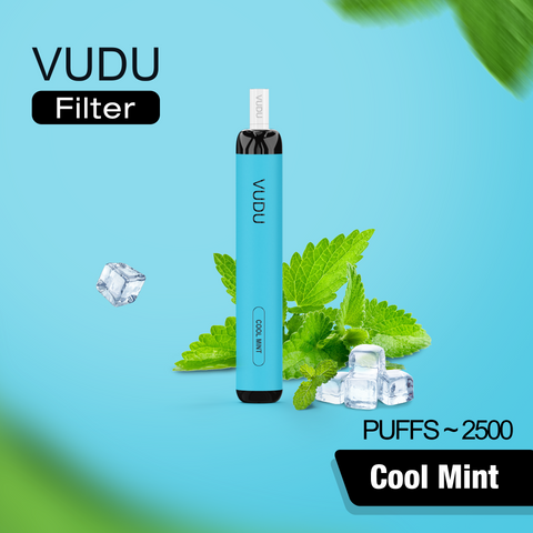 VUDU Filter 2500 Puffs Disposable - Cool Mint